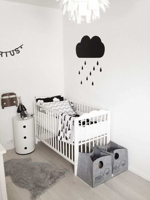 Mooie Zwart Witte Slaapkamer Voor Je Baby Babykamer Kinderkamer