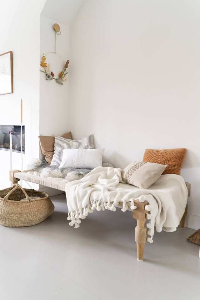 Bohemian Interior A Day Bed That Is A Bed And A Sofa In One
