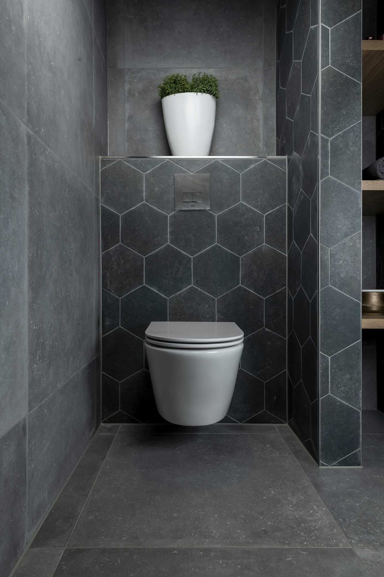 Complete Badkamer Cool Hexagon Badkamerinspiratie Modern Toilet