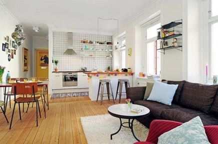 Interieur Ideeen Voor Kleine Appartementen Woonkamer Keuken