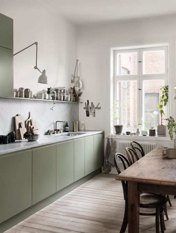Groene Keuken Groen Interieur In 2020 Keuken Ontwerp Keuken
