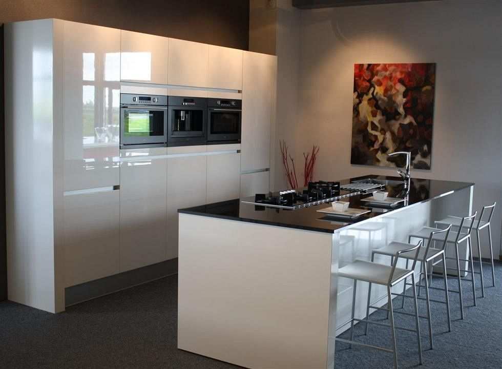 Moderne Keuken Met Eiland Bar Keukens Keuken Idee Keuken