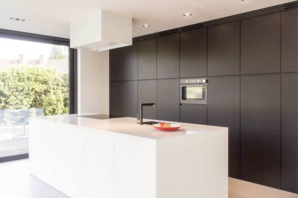 Strakke Zwart Wit Keuken Keuken Moderne Keukens Keuken Ideeen