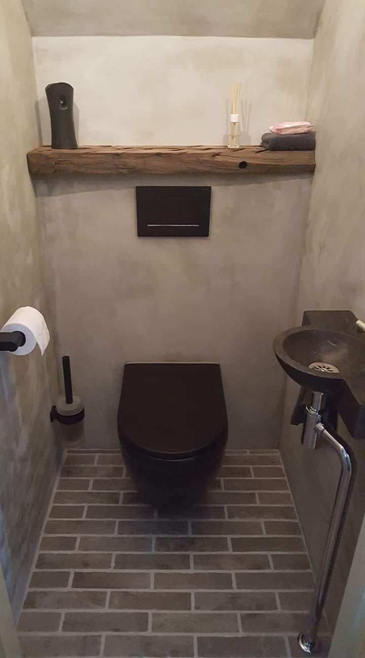 Toilet Landelijk En Sober Badkamer Toilet Decoratie