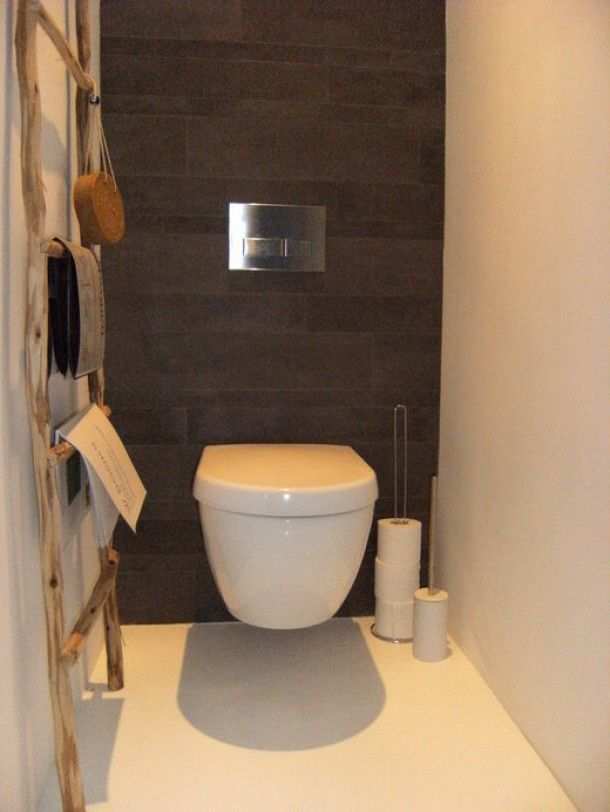 Mooie Donkere Achtergrond Badkamer Toilet Wc Inrichting
