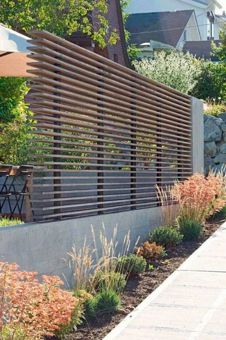 64 Amazing Privacy Fence For Patio Backyard Landscaping Ideas