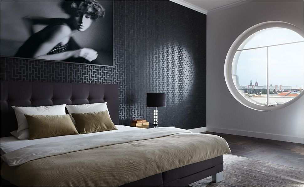Design Behang Slaapkamer Indrukwekkend Behang Voor De Slaapkamer