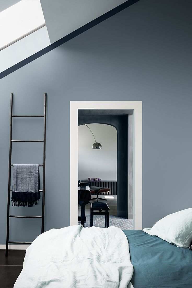 The Warm Grey Tones Of Denim Drift Will Make Any Bedroom More