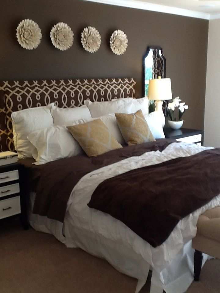 Pin By Livingcomfort On Home Decor Brown Bedroom Walls Brown
