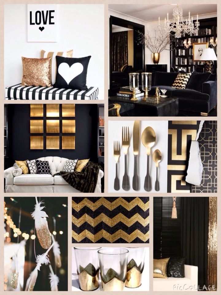 Mb Kleur Zwart Goud Goud Interieur Ideeen Voor Thuisdecoratie