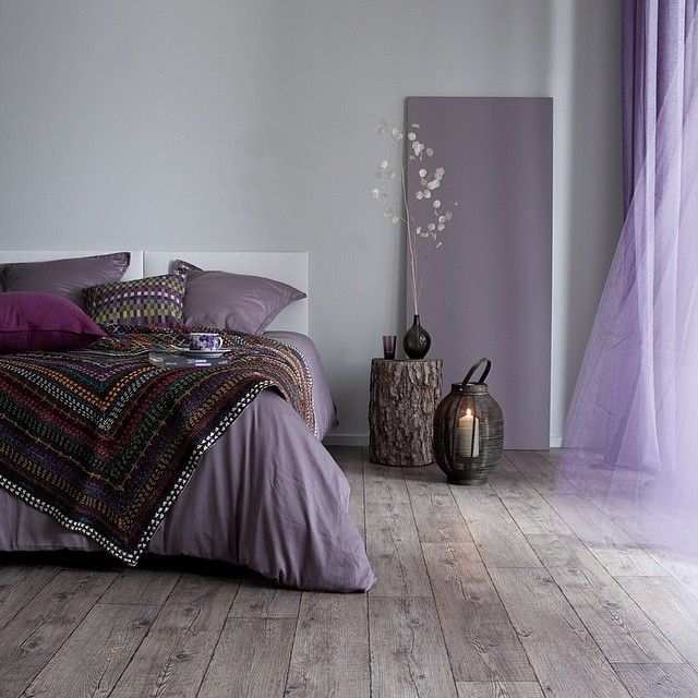 Paars Interieur Purple Interior Slaapkamer Paarse