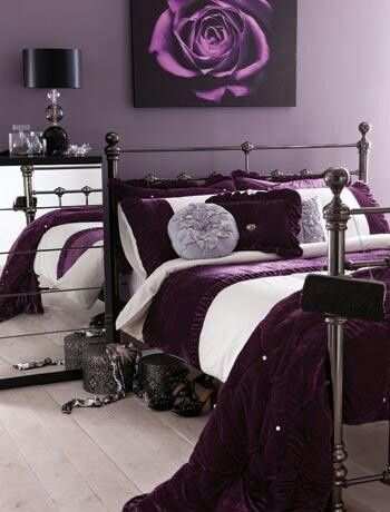 Pin Van Livingcomfort Op Bedroom Bliss Paarse Slaapkamers