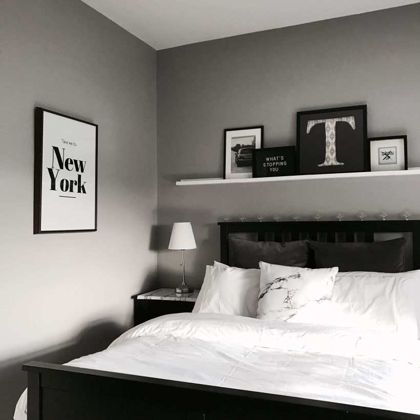 Cool 46 Amazing Minimalist Bedroom Grey Color Decoration Http