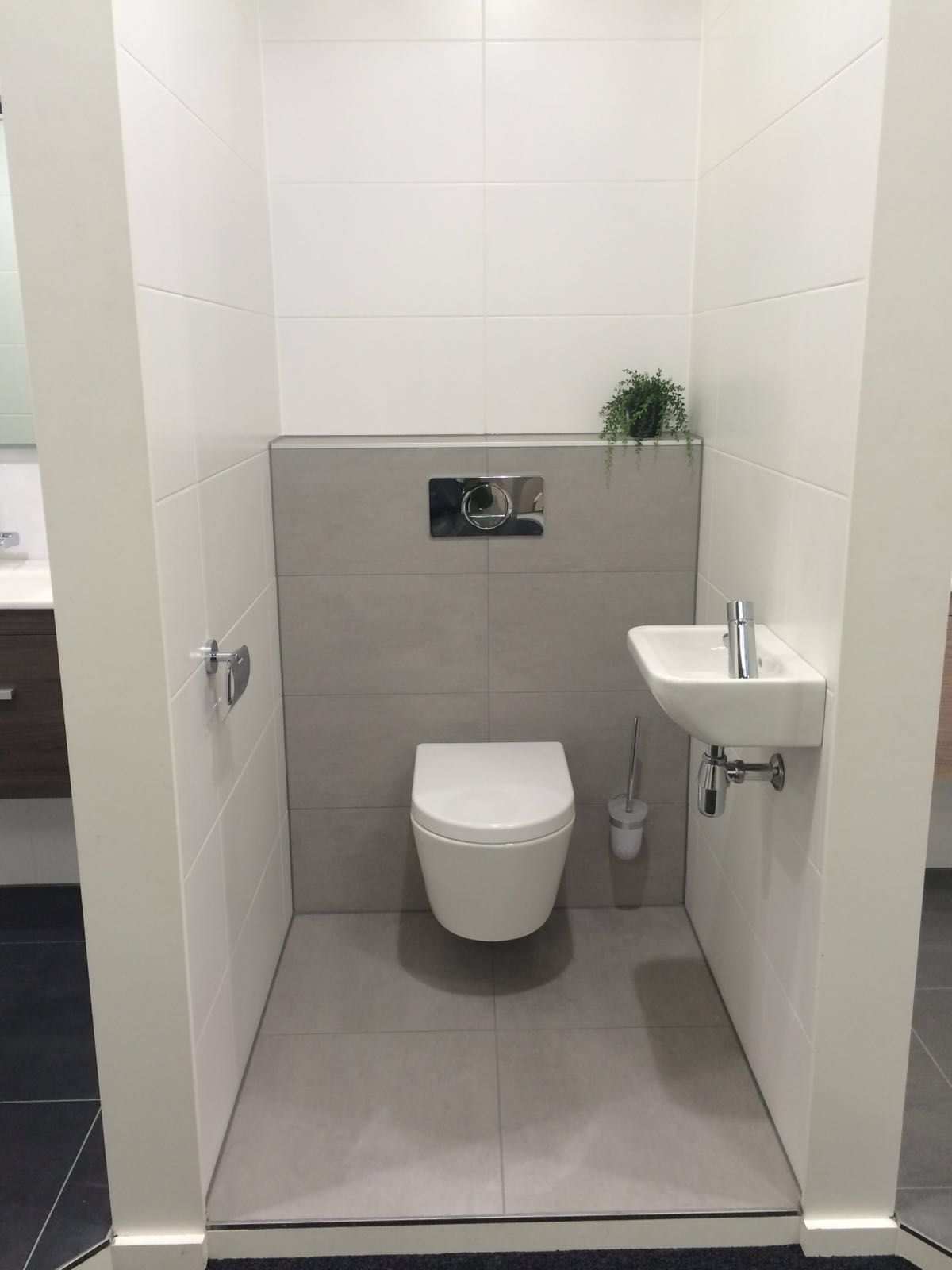 Hellgrau Bathroom Toilet Wc Badkamer Muurtje Toiletpot Mosa Tegels