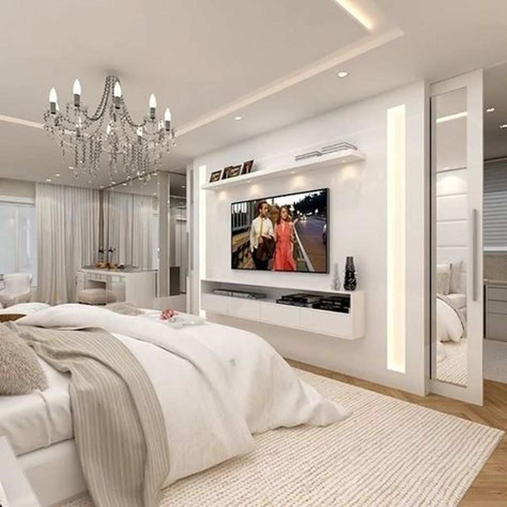 46 Cool Bedroom Tv Wall Design Ideas Slaapkamerideeen