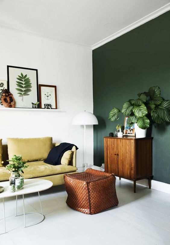 Why Every Home Needs A Green Wall Hurd Honey Living Room