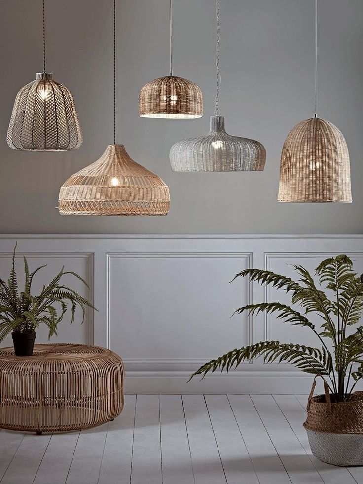 Rotan Lampen In Je Woonkamer Natural Elements Livingroom